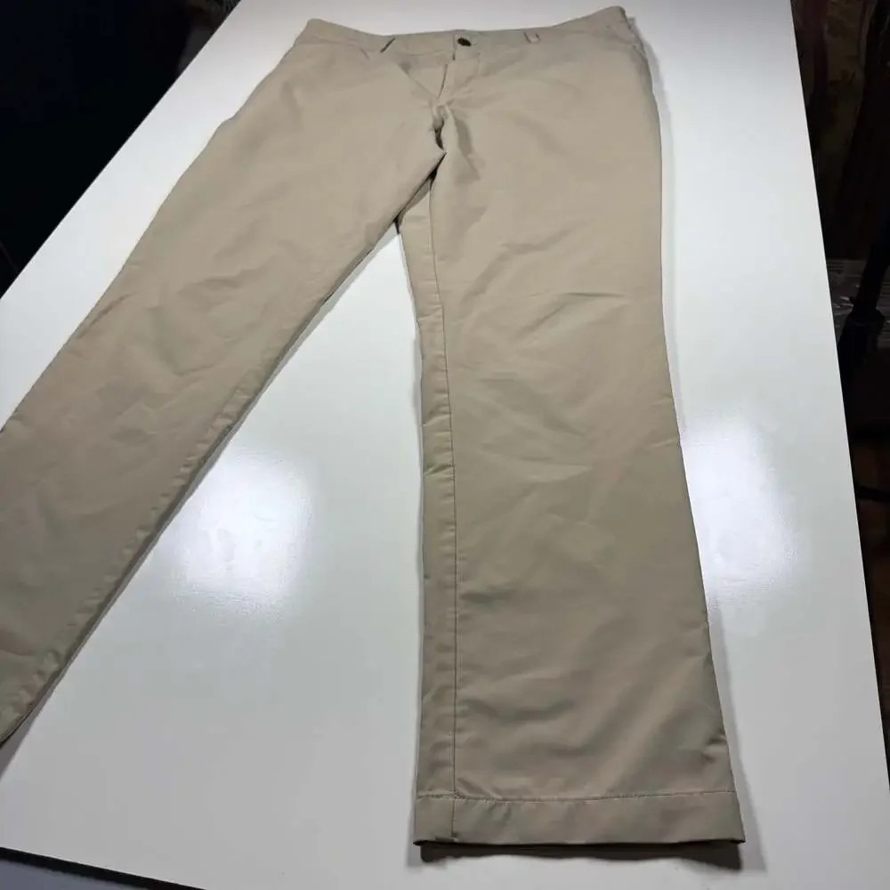 Banana Republic Mens Performance Chino Pants Khaki 34x32